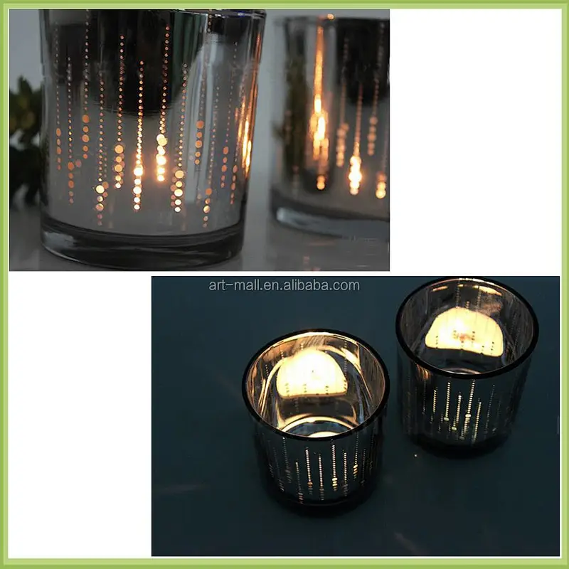 Fashion design christmas wedding decorative metal candle holder