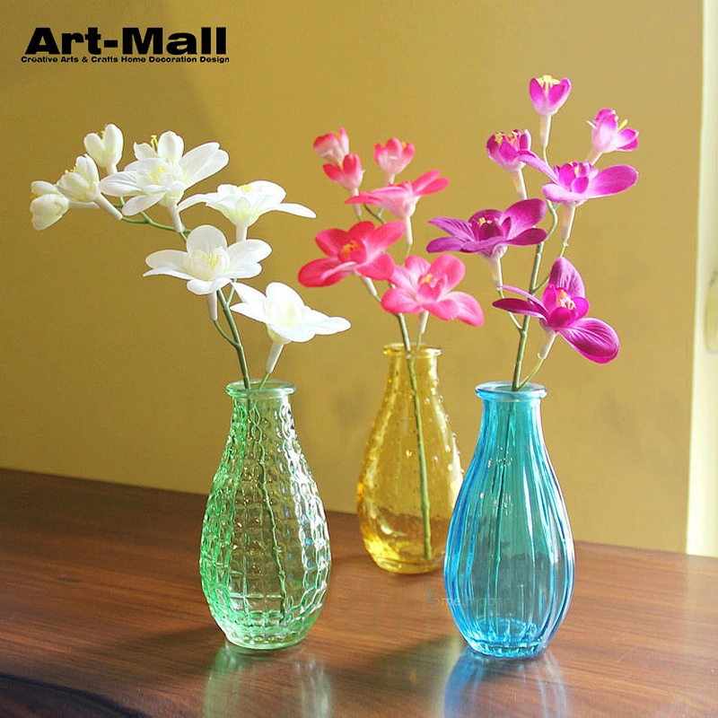 Professional Supplier Manufacturer Art Oval Clear Glass Vase