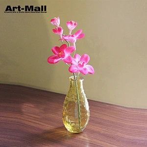 Professional Supplier Manufacturer Art Oval Clear Glass Vase