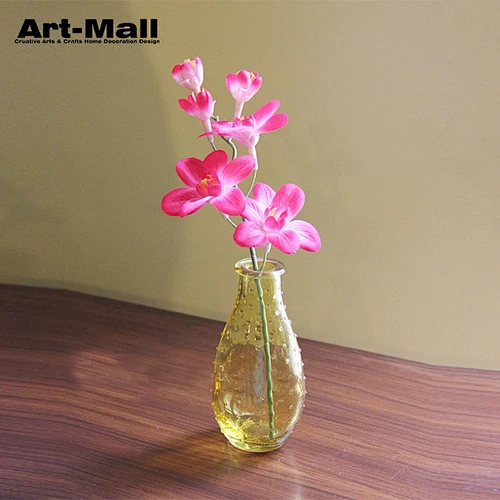 Professional Supplier Manufacturer Art Oval Clear Glass Vase