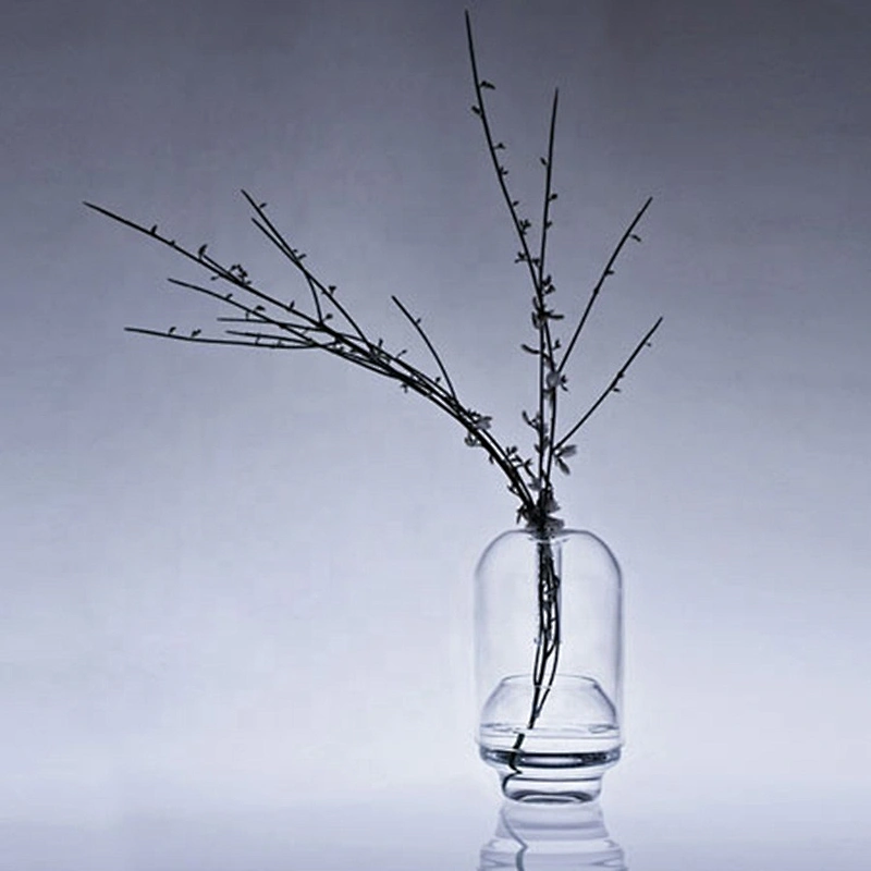 Professional manufacturer 6*12cm Lead-free glass saffron glass jar