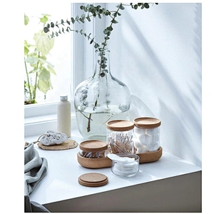 Wholesale Custom Size Bulk Glass Jars Jar With Bamboo Lids