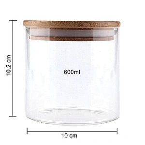 Hot sale high quality cheap price wholesale custom  wood packaging glass jar