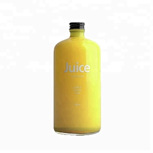 Eco-friendly cheap custom glass juice bottle