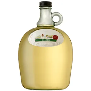 one gallon 4 liter clear wine containers california wine jars glass beer growler large capacity liquor bottle with a handle