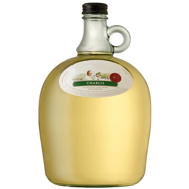 one gallon 4 liter clear wine containers california wine jars glass beer growler large capacity liquor bottle with a handle