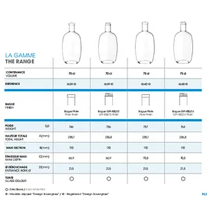 Professional manufacturer hot new product custom frosted glass bottles and jars
