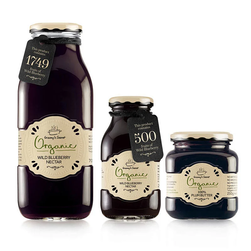 3 set glass jam jars with matel tin lid