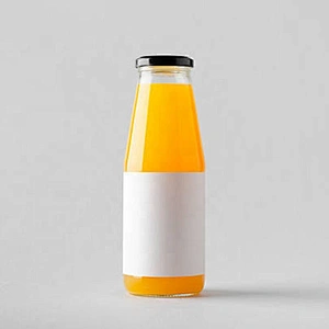 Customized design borosilicate glass juice bottle with low price