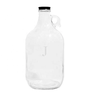 High Quality Glass Material Logo Printing Round Drinking Water Bottle With Stainless Steel Lid