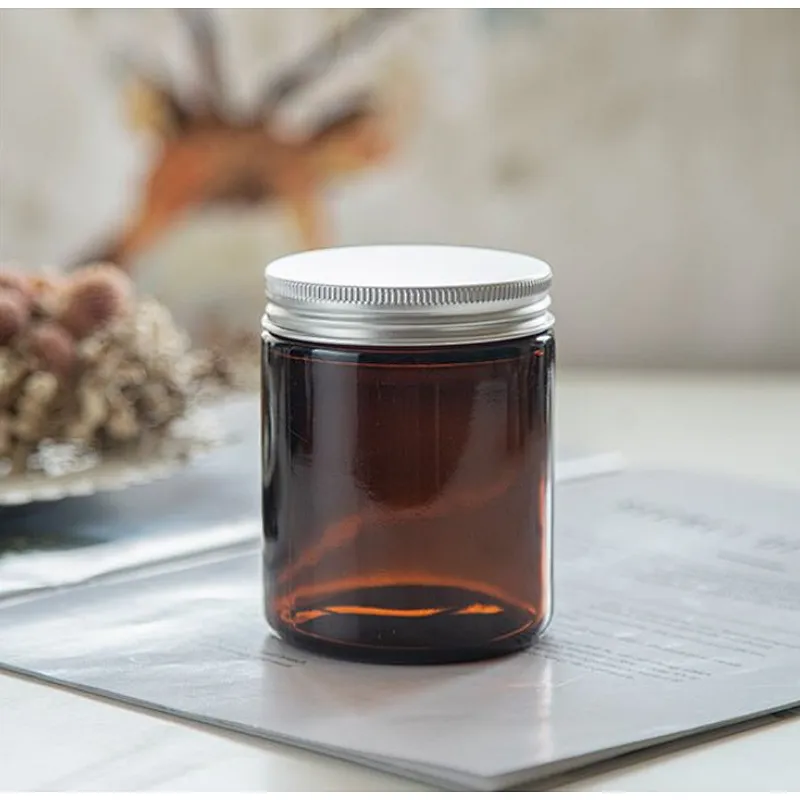 100ML 200ML 30oz 70oz Empty Aromatherapy bottle candle cup DIY  Amber color large mouth,glass, candle table, empty bottle