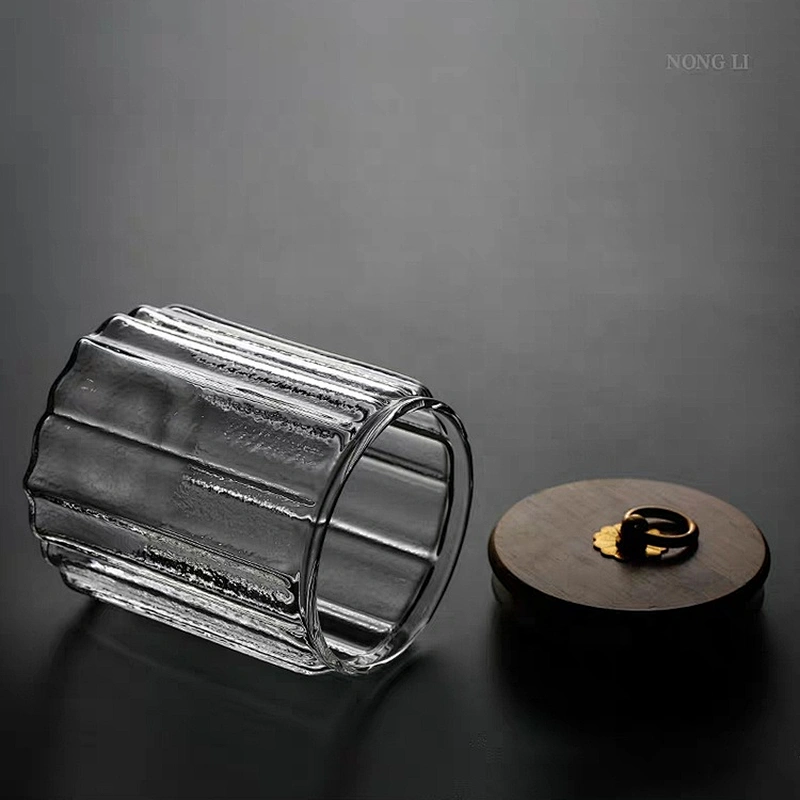 Professional storage pyrex pumpkin glass jar with good sealing