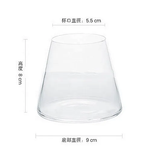 Direct factory manufacture high grade retro creative beer cone glass jars