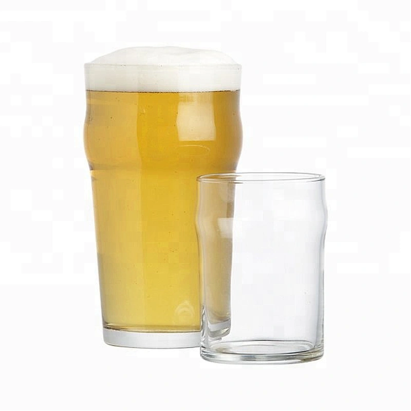 2022 New Design Wholesale Price 8*17cm Glass Beer Mug