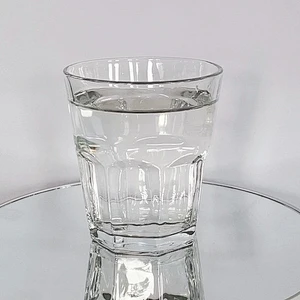 250mL Personalized logo round bottom whisky glass circle top Octagonal whisky glass cup beer cup