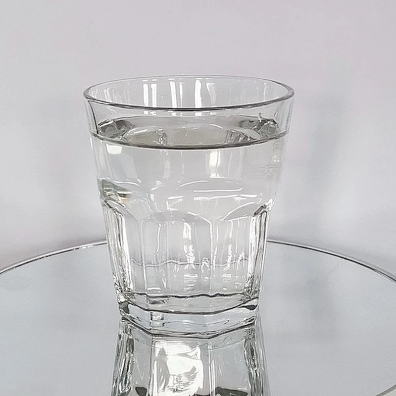 250mL Personalized logo round bottom whisky glass circle top Octagonal whisky glass cup beer cup