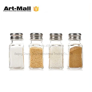Wholesale Mini size round shape  glass spice jars