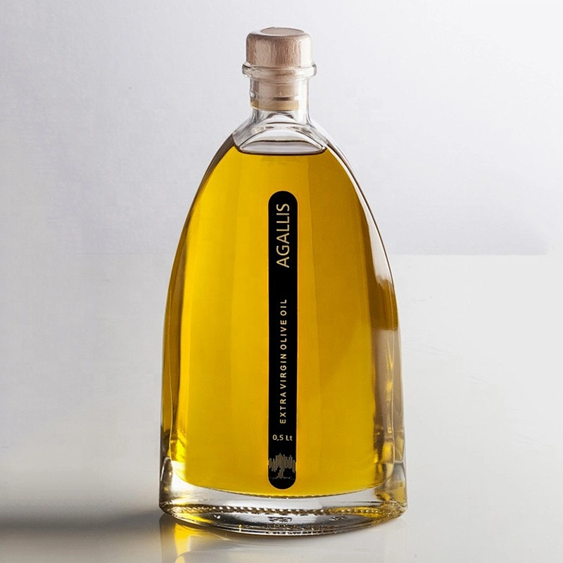 Excellent quality clear crystal glass juice bottle with low price