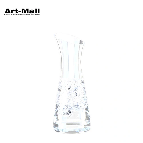 China professional manufacture 9*9*23 cm transparent glass milk bottle