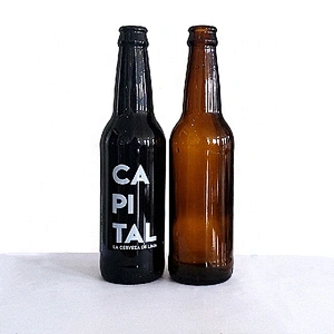 250ml 330ml 500ml Wholesale and retail manufacturers soda bottle beer bottle glass bottle with crown lid for soda beer