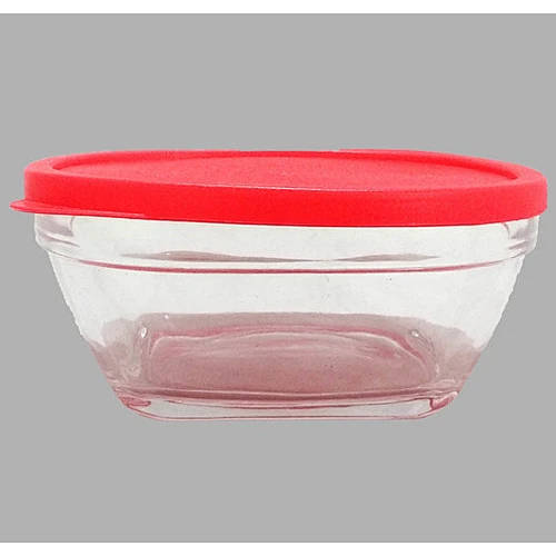 Wholesale mixing square glass bowl pyrex glass bowl glass for salad lunch food cake dessert