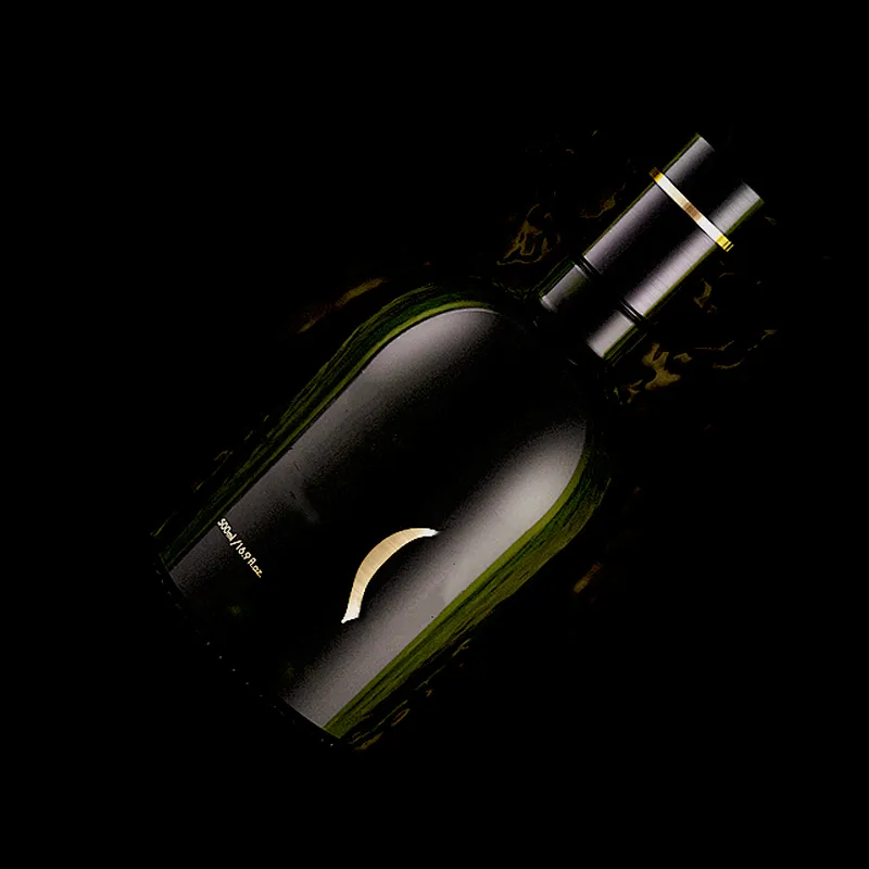 Botella de vidrio personalizada al por mayor para alcohol de vodka Botella de vidrio vacía