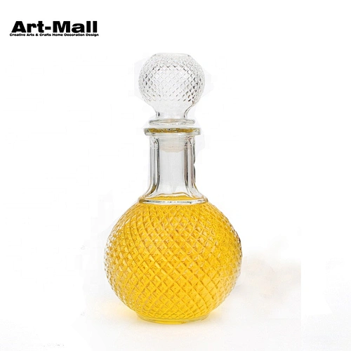 Custom Design Screen Printing 11*20Cm 500Ml Glass Bottle