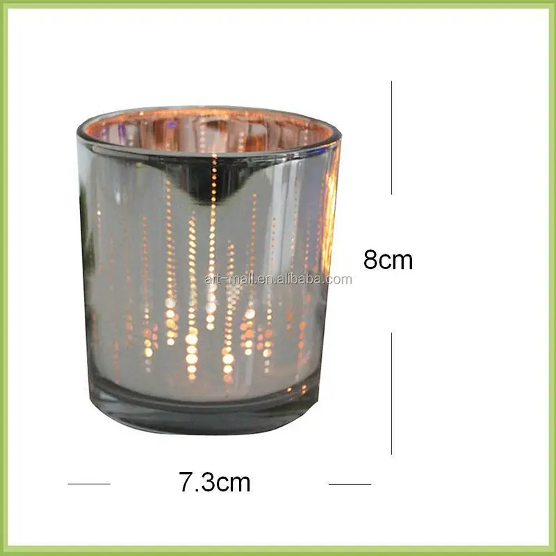 Fashion design christmas wedding decorative metal candle holder