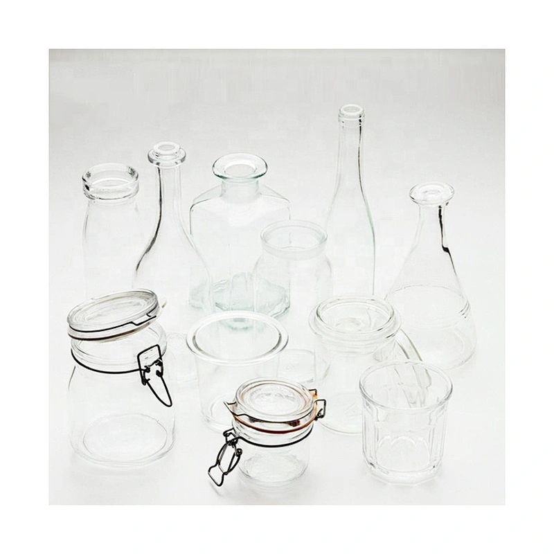 High quality transparent glass storage jar,large glass jar with lid,clip top glass jar