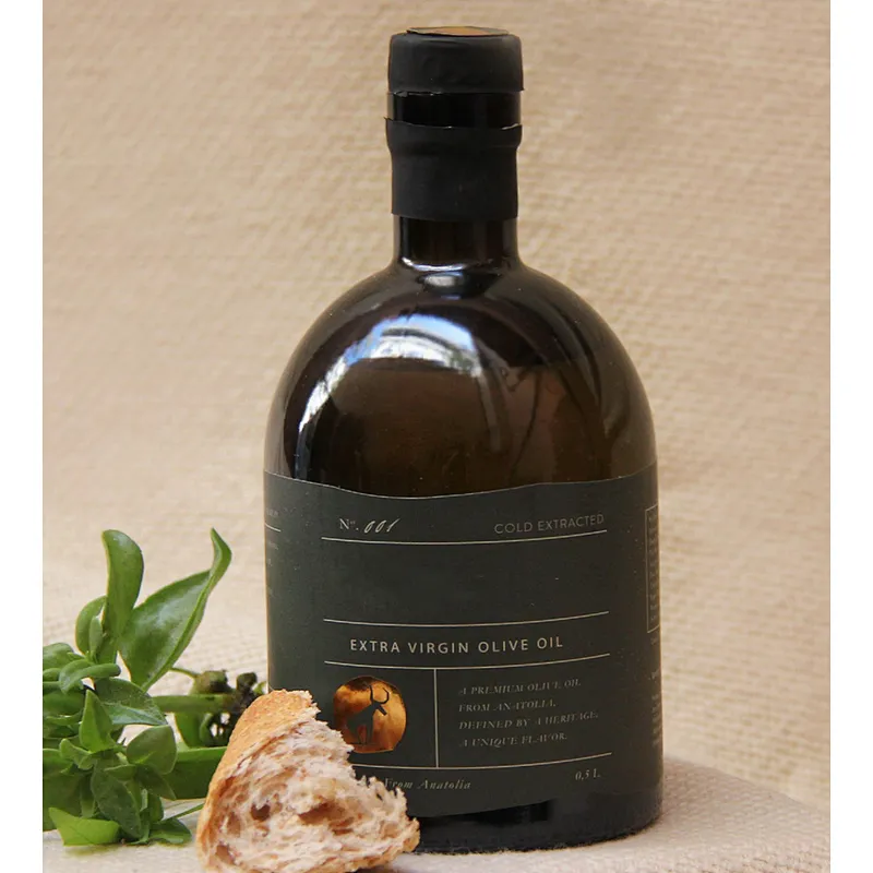 Empty 375ml 500ml 700ml amber Short neck coarse mouth glass wine bottle for liquor wine