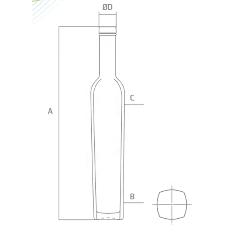 Factory sale top quality professional manufacturer empty glass bottle perfume