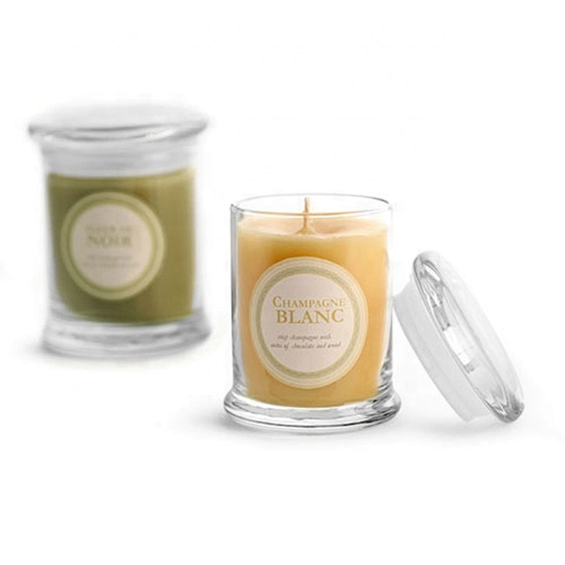 Chinese supplier customized black frosted glass candle jars