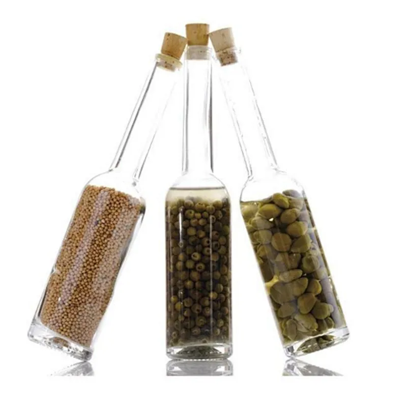 China manufacturer 250ml  transparent glass squeeze juice bottle