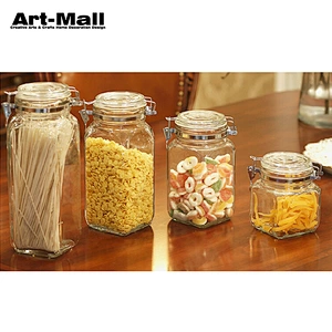 Good Reputation Kitchenware Heat Resistant 500Ml Clear Glass Cookie Mason Jar For Food
