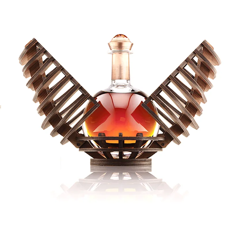 Customized wholesale glass bottle alcohol vodka bottles and beverage bottles for vodka Tequila