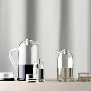 Excellent manufacturer selling customized food storage glass jar