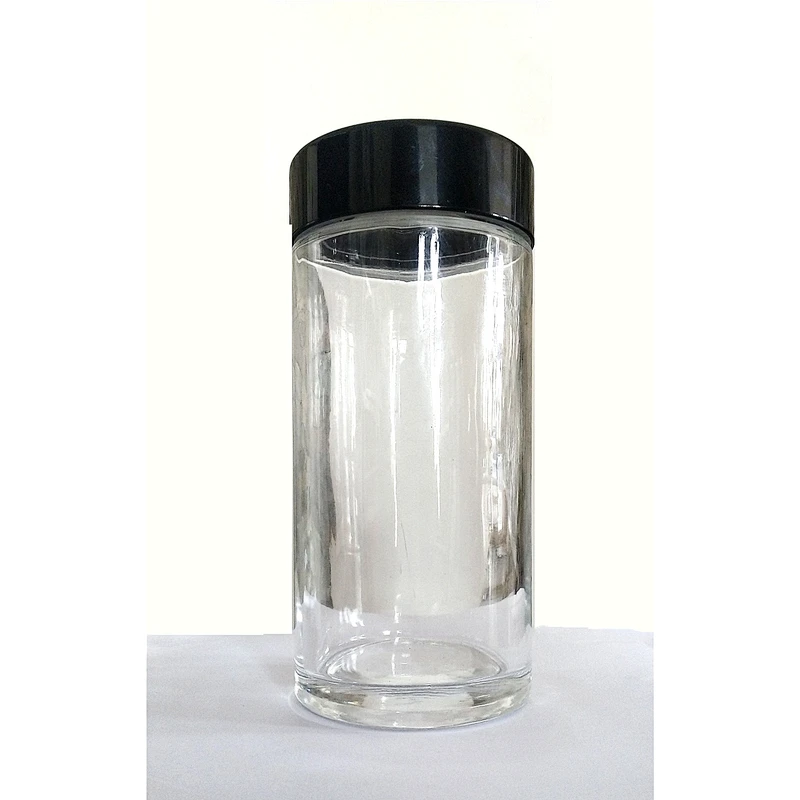 500ml unique air tight food storage glass jars wholesale design honey jar water bottle glass bottle with plastic lid