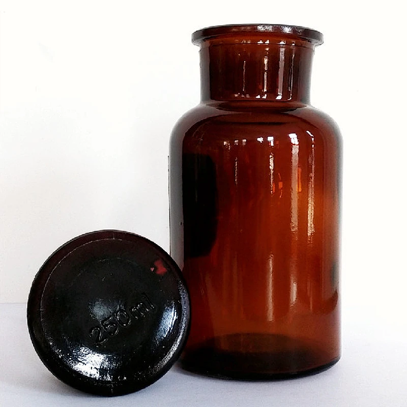 60ml125ml250ml500ml1000ml Glass reagent bottles water bottles with custom logo for Aromatherapy food candle flower