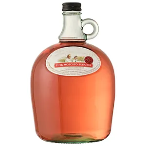 one gallon 4 liter clear wine containers california wine jars glass beer growler large capacity liquor bottle with a handle