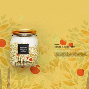 Factory wholesale high quality and low price custom glass jar