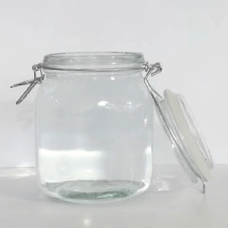 500ml 750ml 1000ml 2000ml Wholesales Factory Price Glass Jar With Metal Clip/Glass Storage Jar Bottle With Flip Top Cap Jam Jar