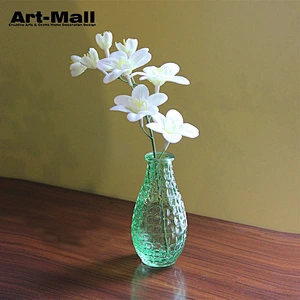 Professional Supplier Manufacturer Art Oval Clear Glass Vase