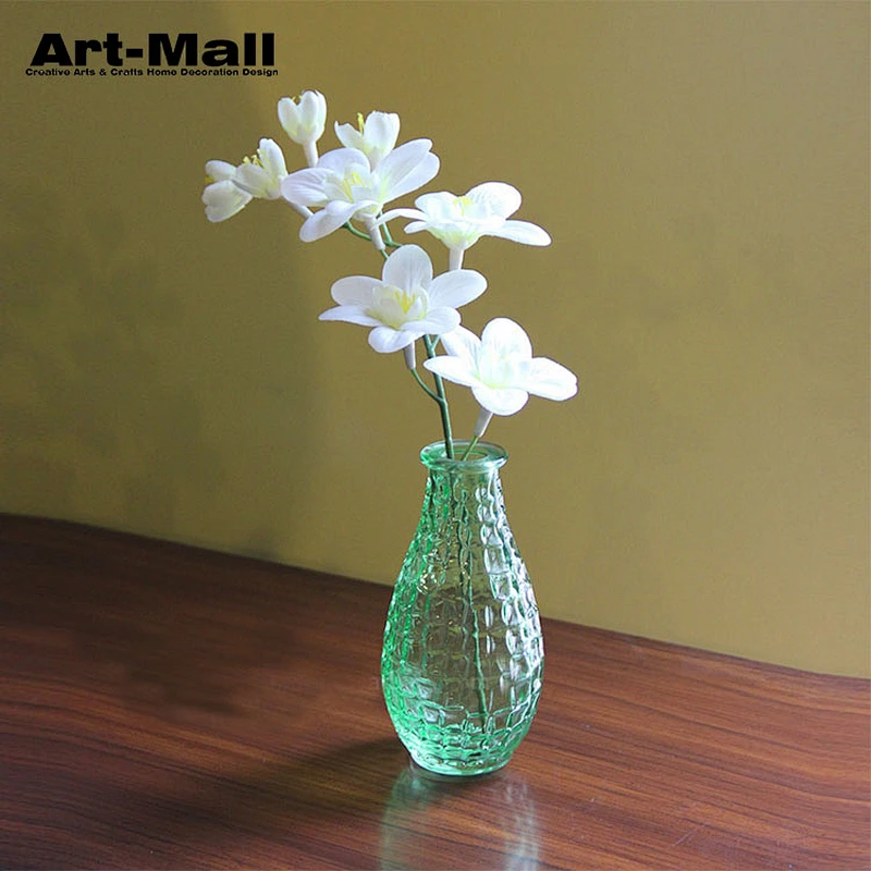 Professional Supplier Manufacturer Art Oval Clear Glass Vase