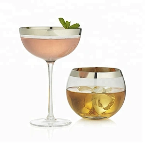 Good reputation wholesale green flower wine glass cup