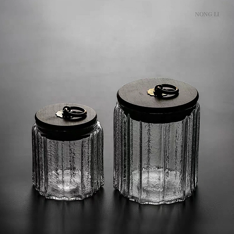 Professional storage pyrex pumpkin glass jar with good sealing