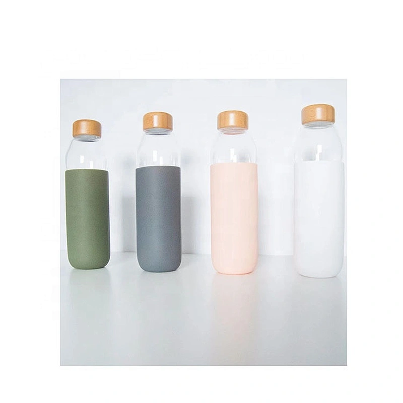 Simple design genuine 500ml custom print glass juice bottles