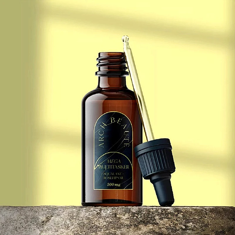 10ml 20ml 30ml High quality customized Empty Amber Glass Dropper Essential bottles amber bottle frosted bottle for essential oil