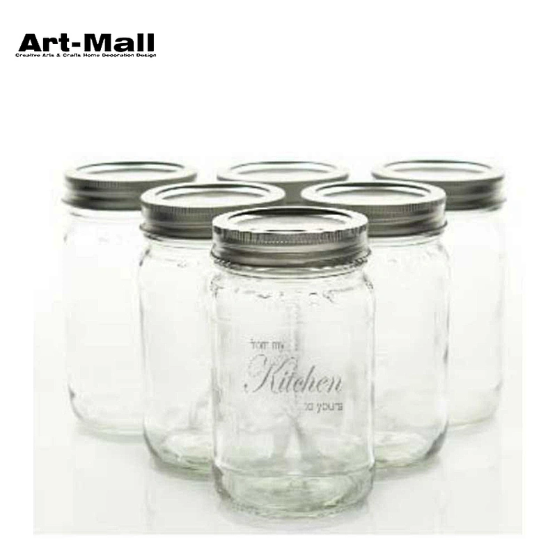 Cheap mug wide mouth jam glass mason jar with lid