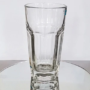 250mL Personalized logo round bottom whisky glass circle top Octagonal whisky glass cup beer cup