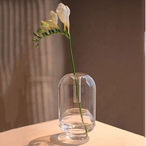 Professional manufacturer 6*12cm Lead-free glass saffron glass jar